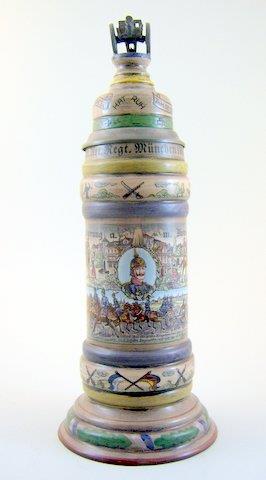 Frühe Kopie eines Reservistenkrugs – Rückseite